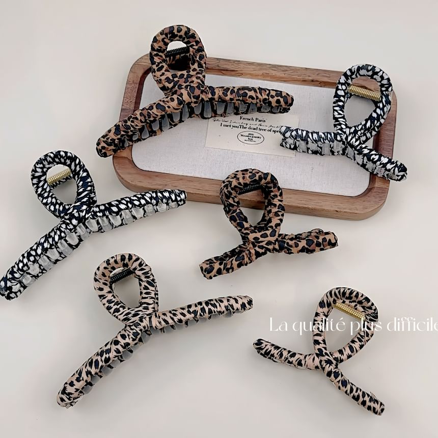 Leopard Print Hair Claw