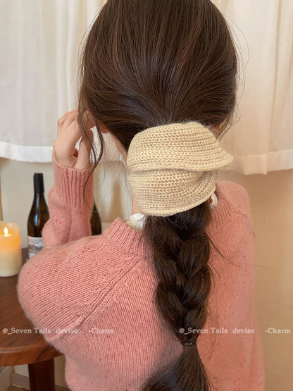 Plain Knit Scrunchie