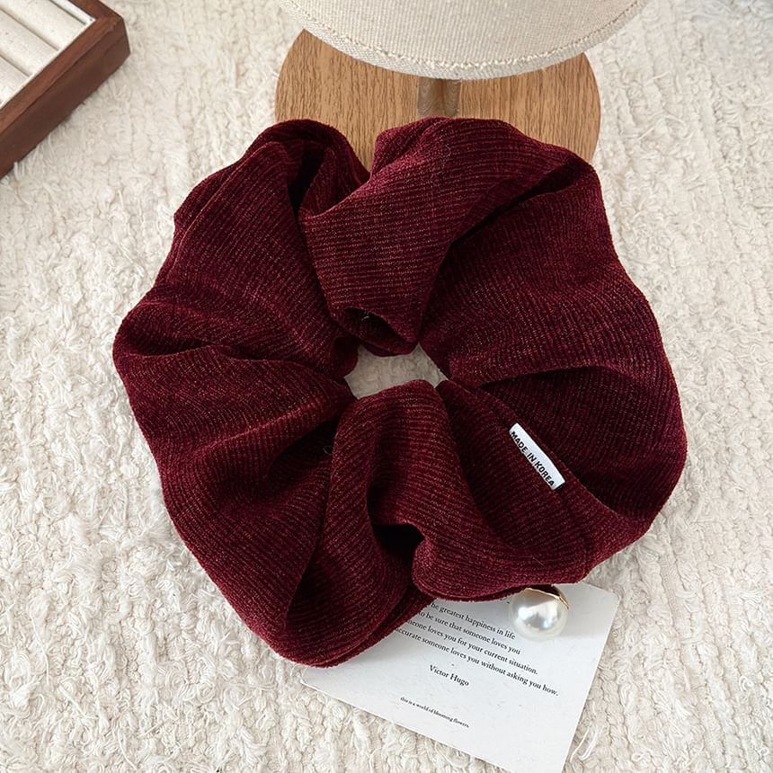 Plain Corduroy Scrunchie