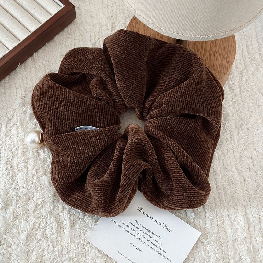 Plain Corduroy Scrunchie