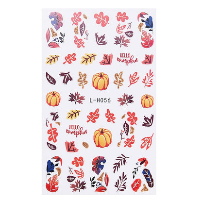 Autumn Nail Art Stickers (Various Designs)