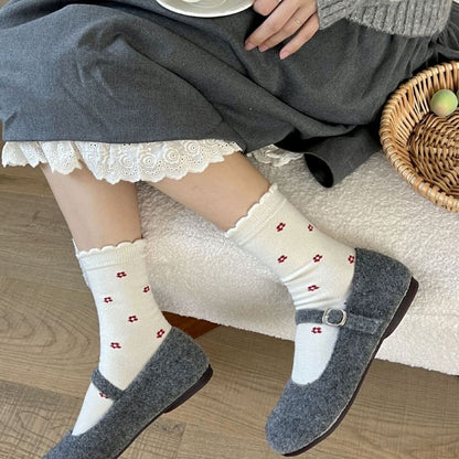 Flower Short Socks