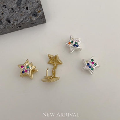 Star Rhinestone Earrings