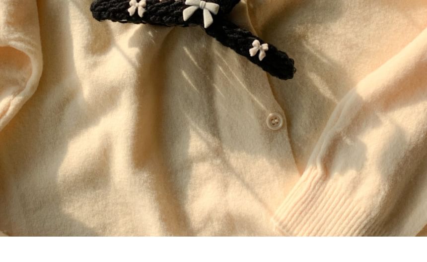 Crochet Bow Hair Claw