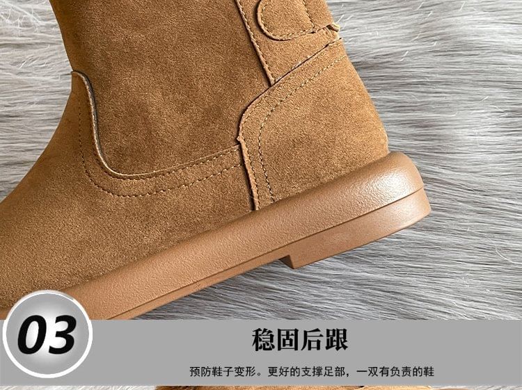 Fleece Lined Short Boots