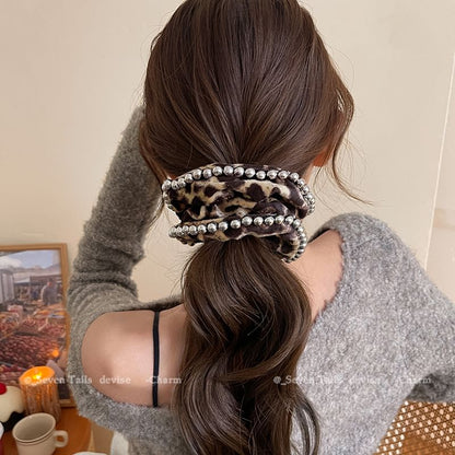 Leopard Hair Scrunchie