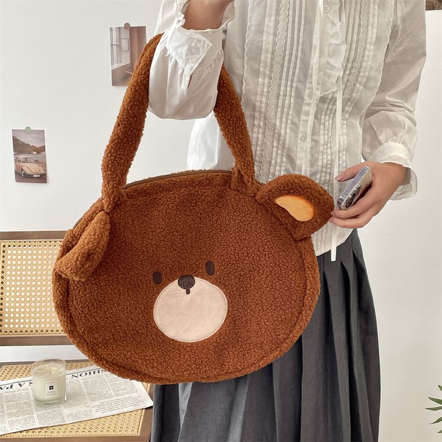 Bear Fleece Tote Bag