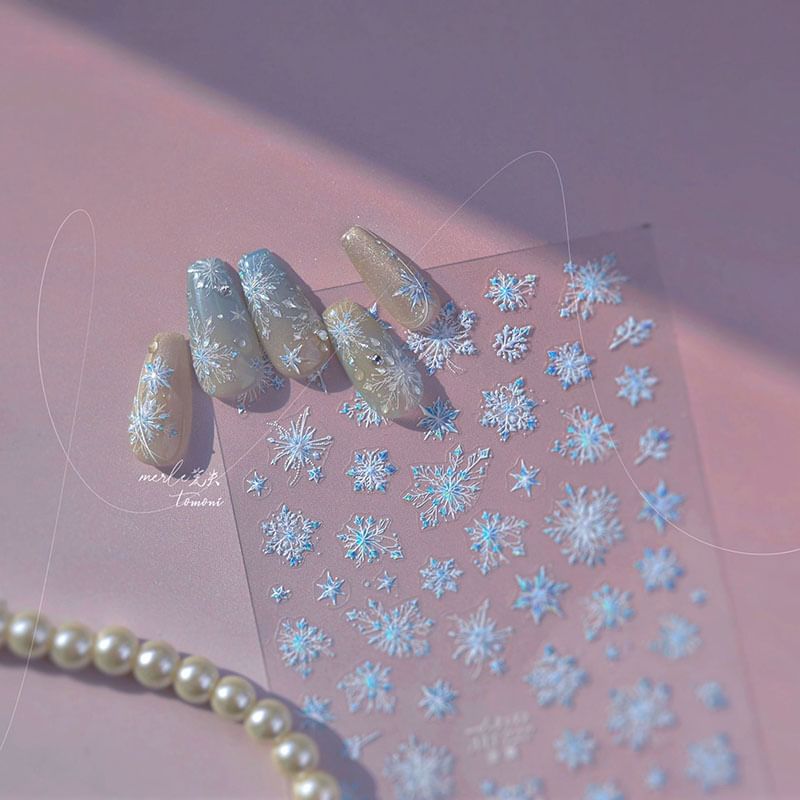 Snowflake Nail Art Stickers