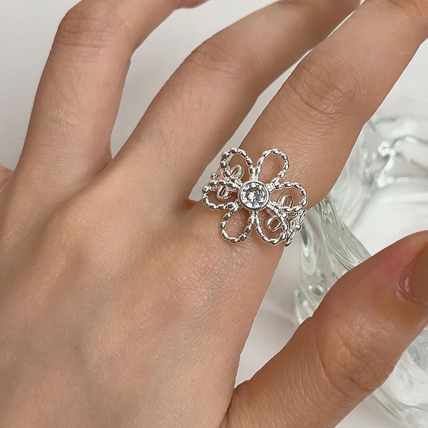 Flower Alloy Ring