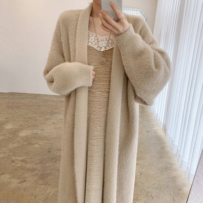 Open-Front Midi Cardigan