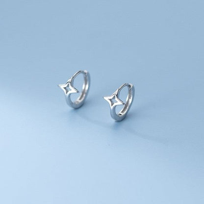 Star Sterling Silver Earring