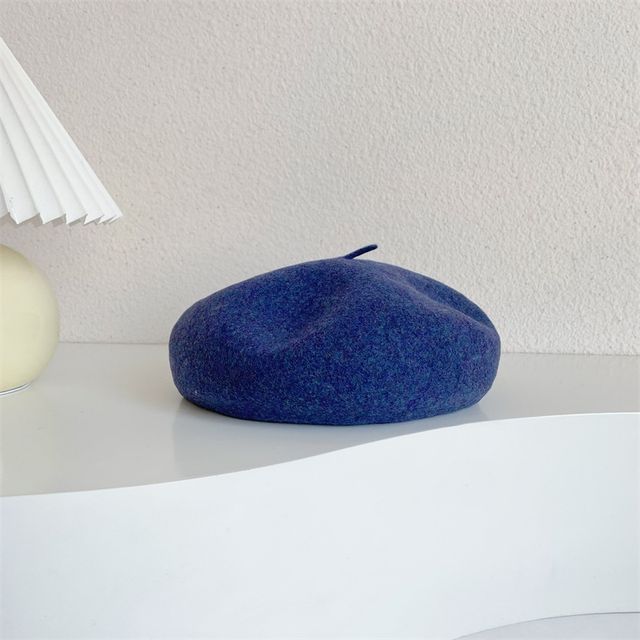 Plain Wool Beret