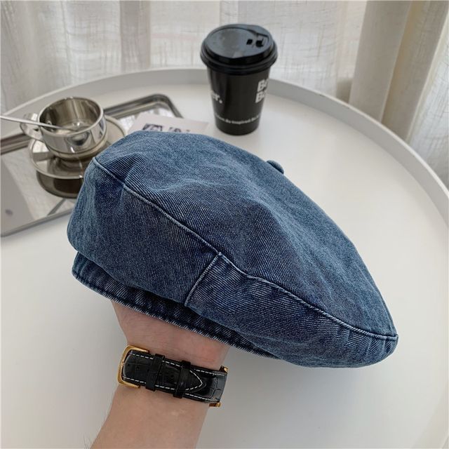 Denim Beret