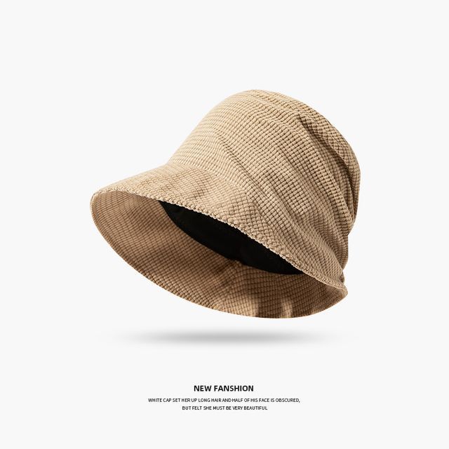 Plain Waffle Bucket Hat