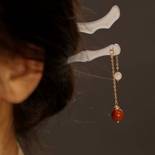 Bead Drop Hair Stick