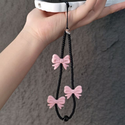 Bow Bead Phone Strap