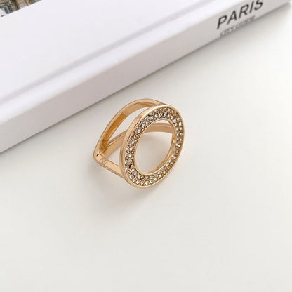 Faux Pearl Alloy Scarf Ring