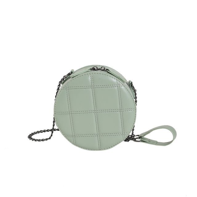 Quilted Round Crossbody Bag