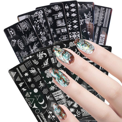 Stainless Steel Nail Art Stamping Plate