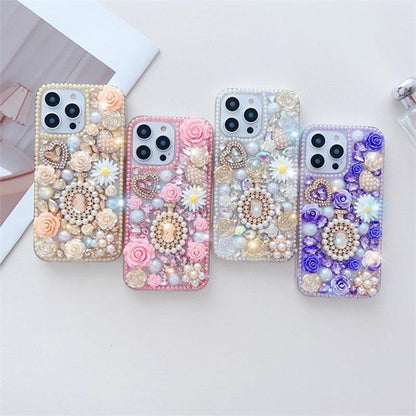 Floral Phone Case - iPhone 14 Pro Max / 14 Pro / 14 Max / 14 / 13 Pro Max / 13 Pro / 13 / 13 mini / 12 Pro Max / 12 Pro / 12 / 12 mini / 11 Pro Max / 11 Pro / 11 / SE / XS Max / XS / XR / X / 8 / 8 Plus / 7 / 7 Plus