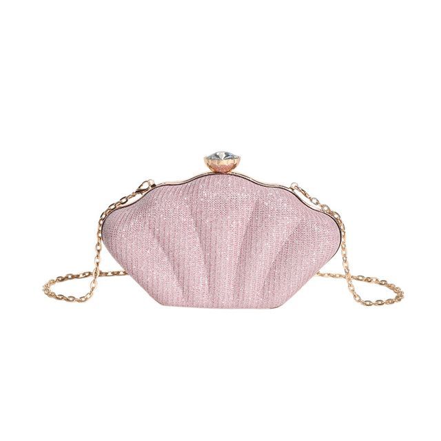 Glitter Shell Evening Bag