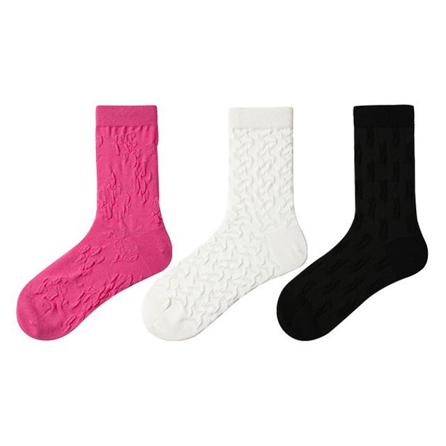 Set of 3 Pairs: Patterned Socks