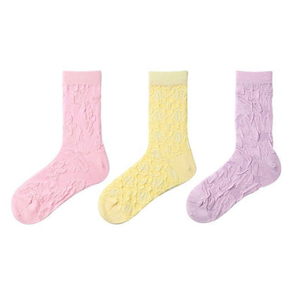 Set of 3 Pairs: Patterned Socks