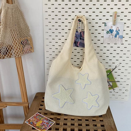 Star Applique Tote Bag