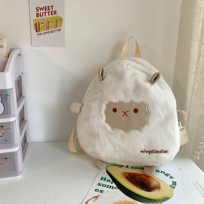 Sheep Fleece Backpack / Bag Charm / Set