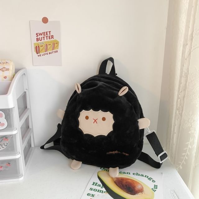 Sheep Fleece Backpack / Bag Charm / Set