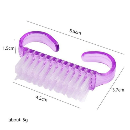 Plastic Nail Art Clip / Press On Nail Clipper / Nail Art Brush