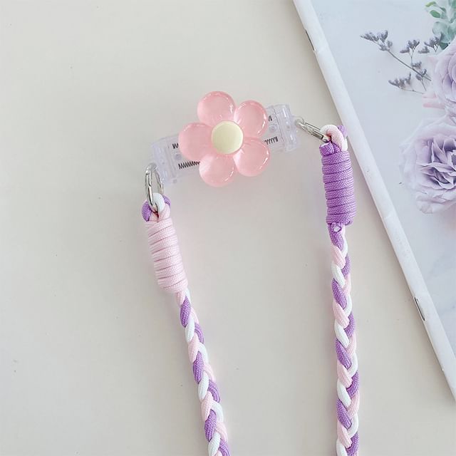 Floral Clip On Phone Lanyard