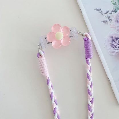 Floral Clip On Phone Lanyard