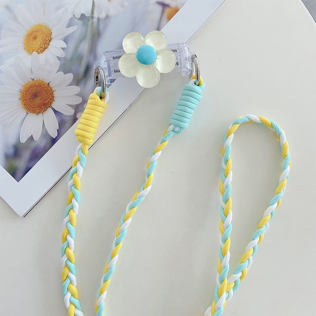 Floral Clip On Phone Lanyard