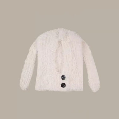 Rabbit Ear Buttoned Balaclava