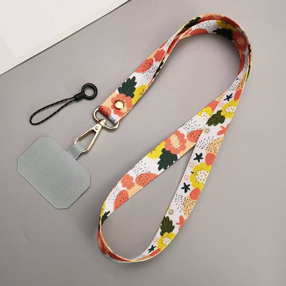 Print Canvas Phone Lanyard with Lanyard Pad