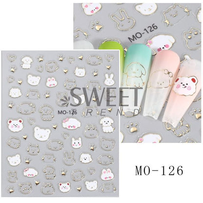 Bow Nail Art Stickers