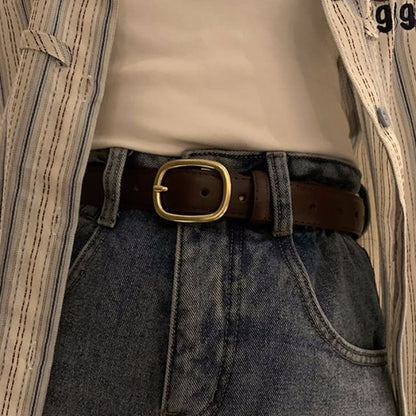 Faux Leather Belt