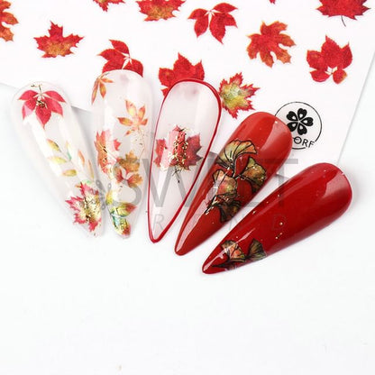 Leaf Nail Art Sticker