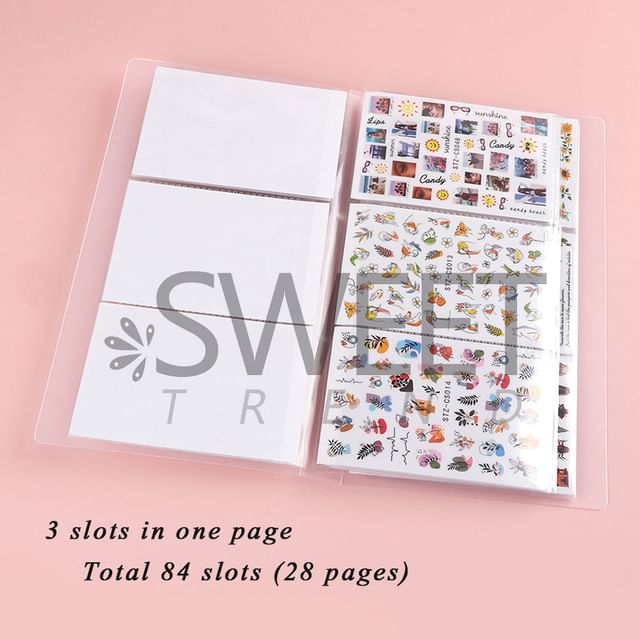 Nail Art Sticker Collection Album