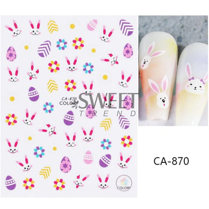 Cartoon Nail Art Sticker