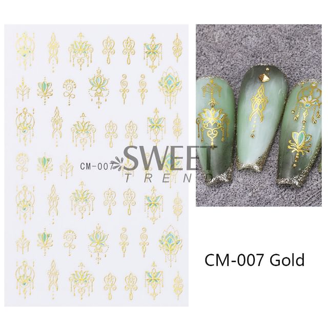 Print Nail Art Sticker