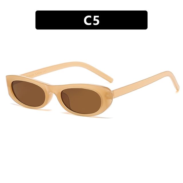 Oval Frame Sunglasses