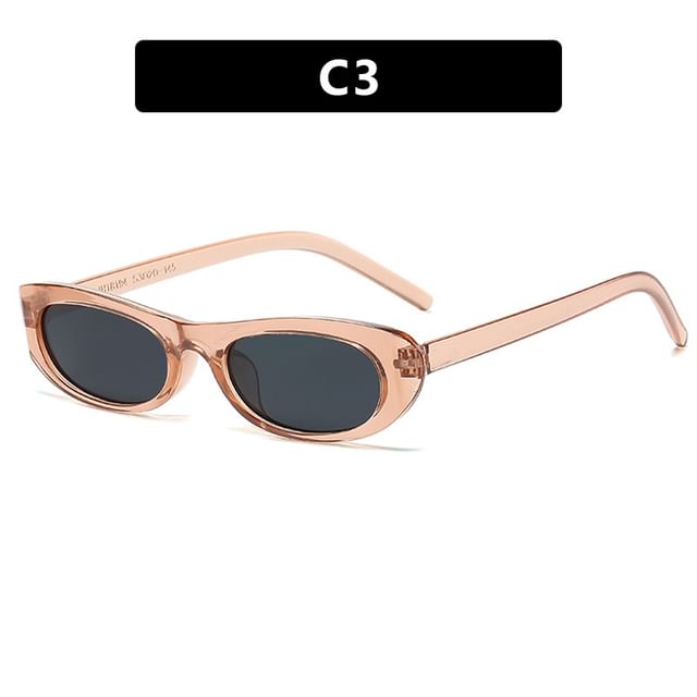 Oval Frame Sunglasses