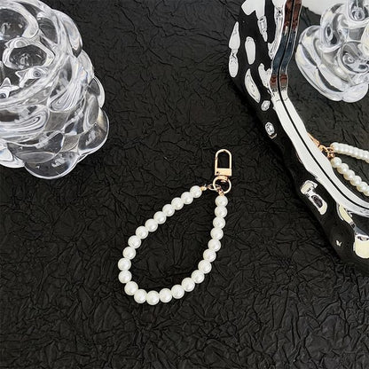 Faux Pearl Phone Strap