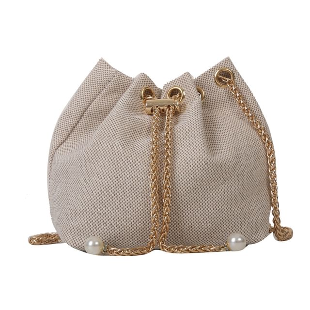 Chain Strap Bucket Bag