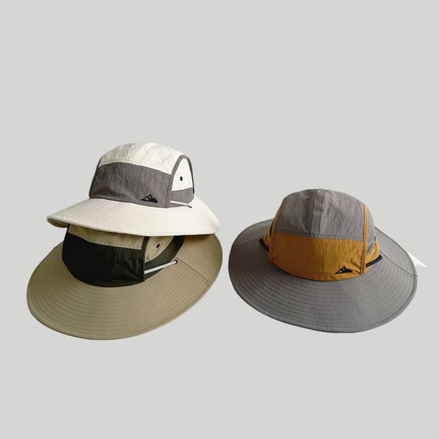 Color Panel Bucket Hat