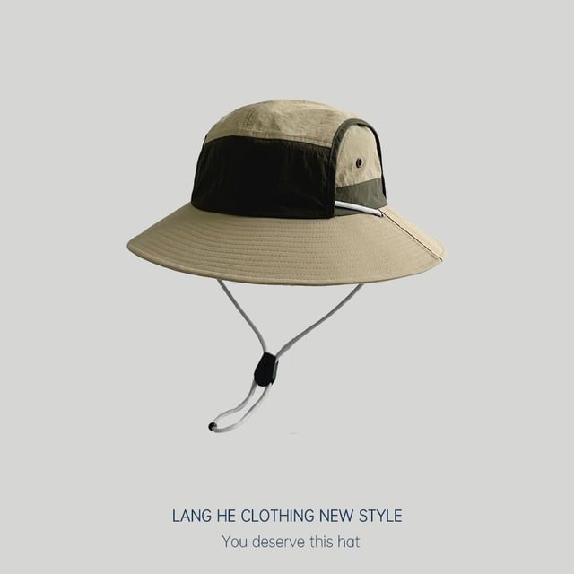 Color Panel Bucket Hat