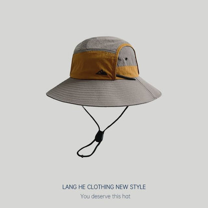 Color Panel Bucket Hat