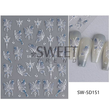 Butterfly Nail Art Stickers